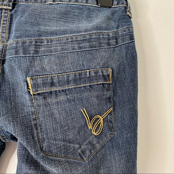 Vintage Y2K bebe Cuffed Crop Jean Capris - Picture 6 of 8